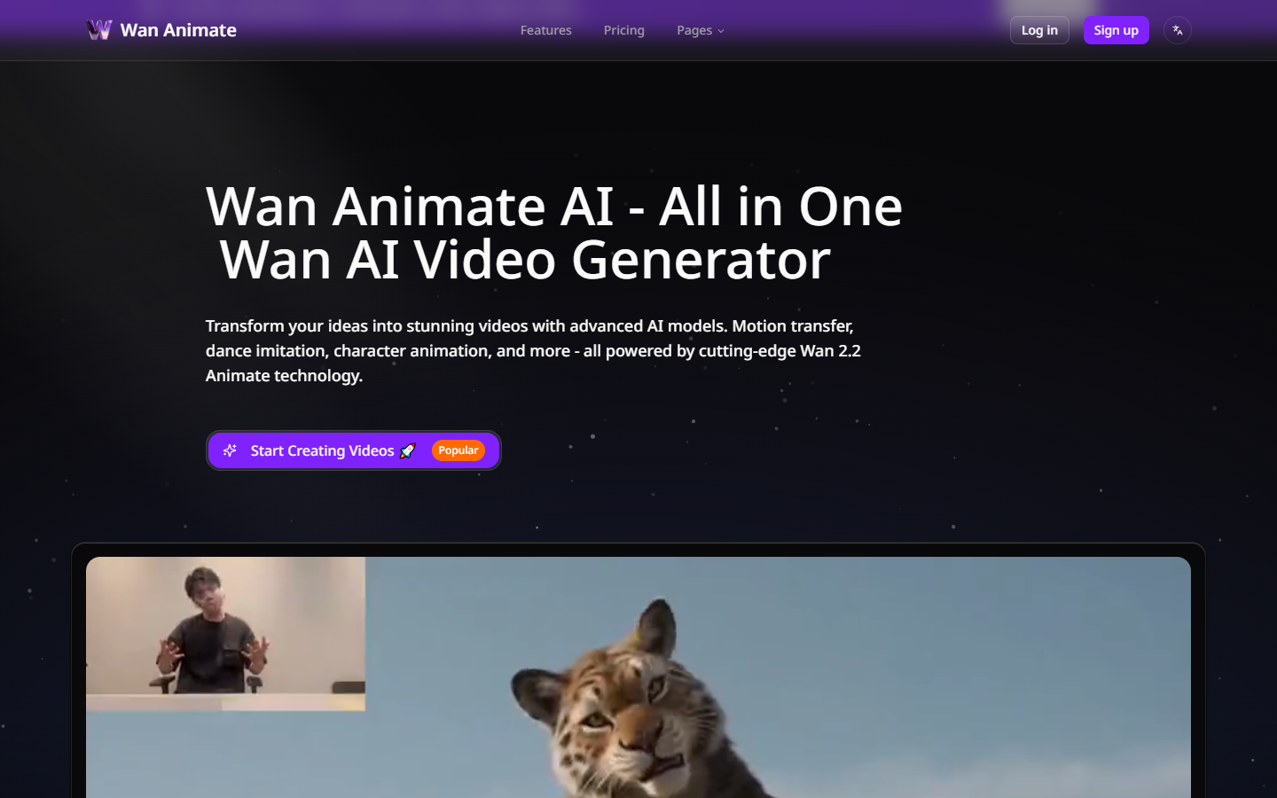 Wan Animate 展示图片 1