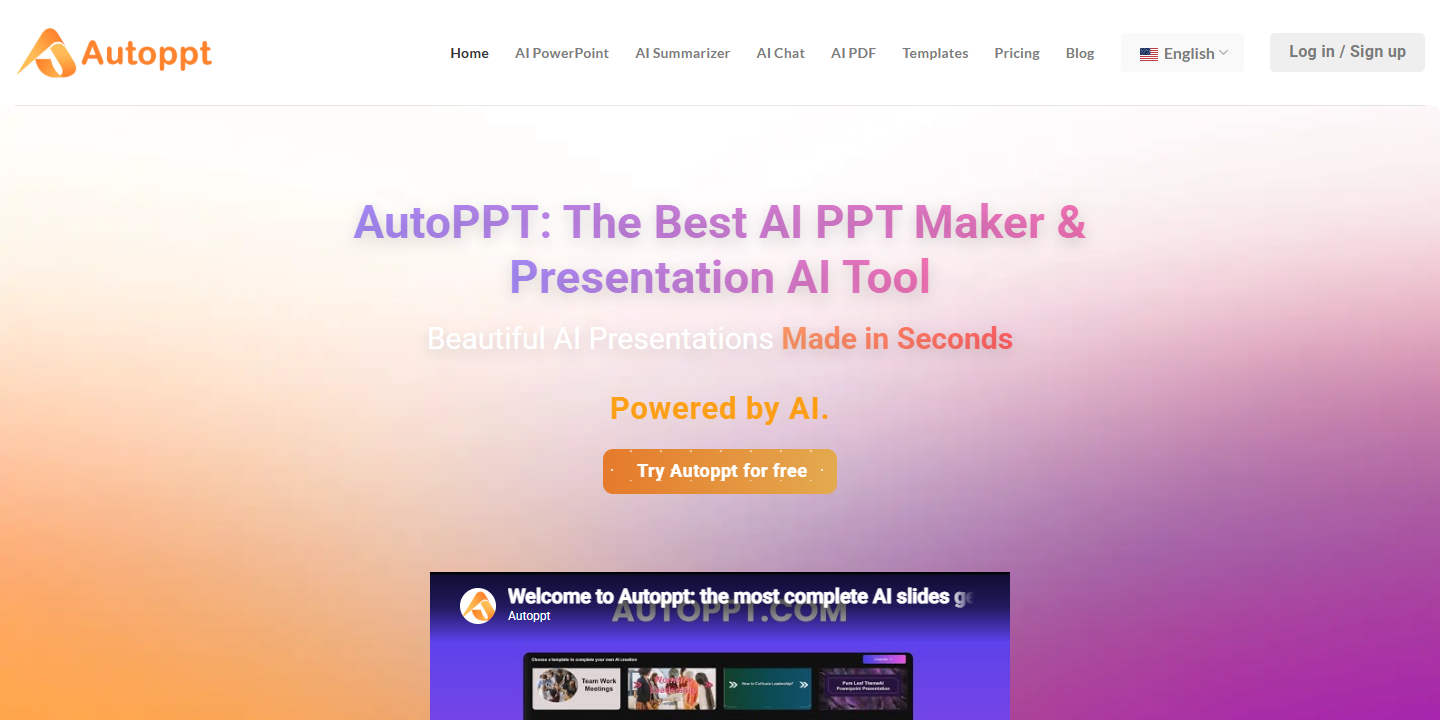 Autoppt 展示图片 1