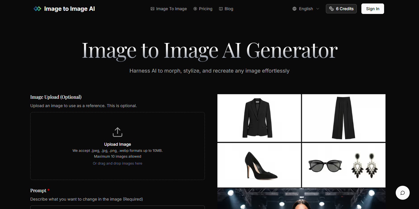 Image to Image AI 展示图片 1