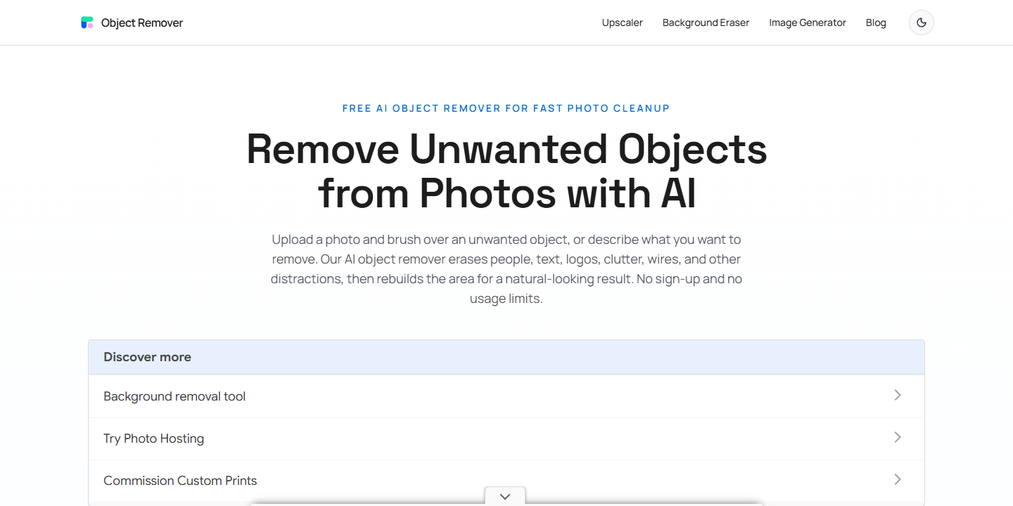 Object Remover 展示图片 1
