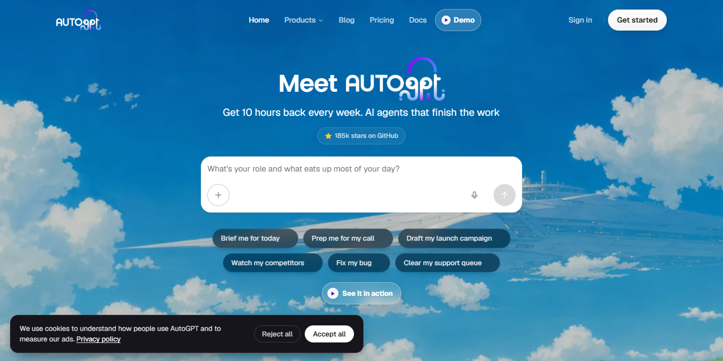 AutoGPT 展示图片 1