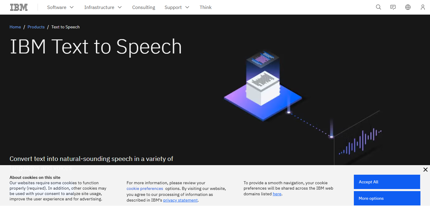 IBM Watson Text to Speech 展示图片 1