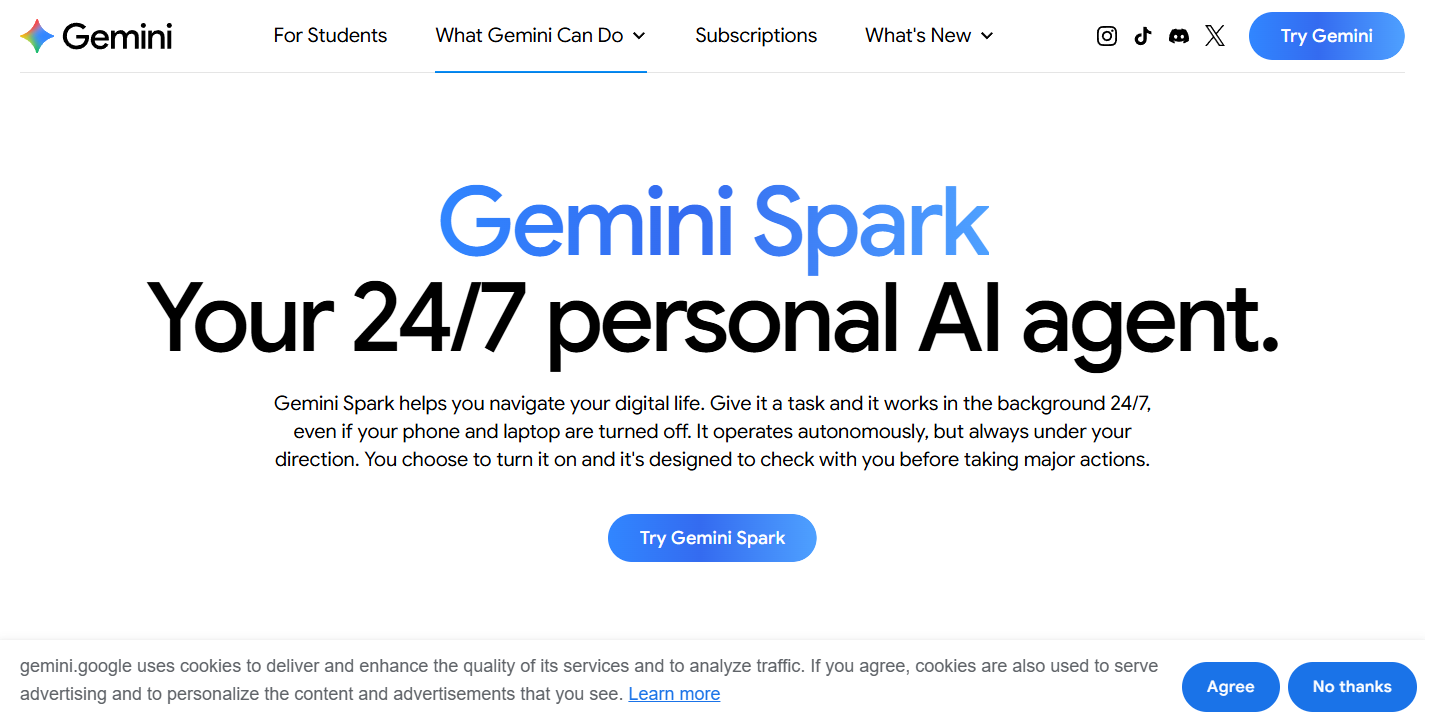 Gemini Spark 展示图片 1