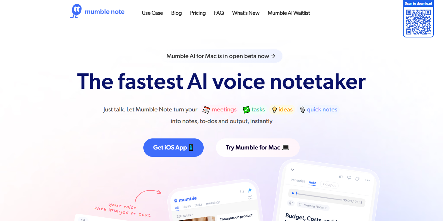 Mumble Note 展示图片 1