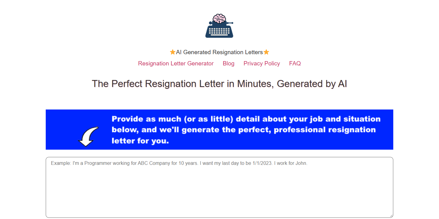 Just Resignation Letters 展示图片 1