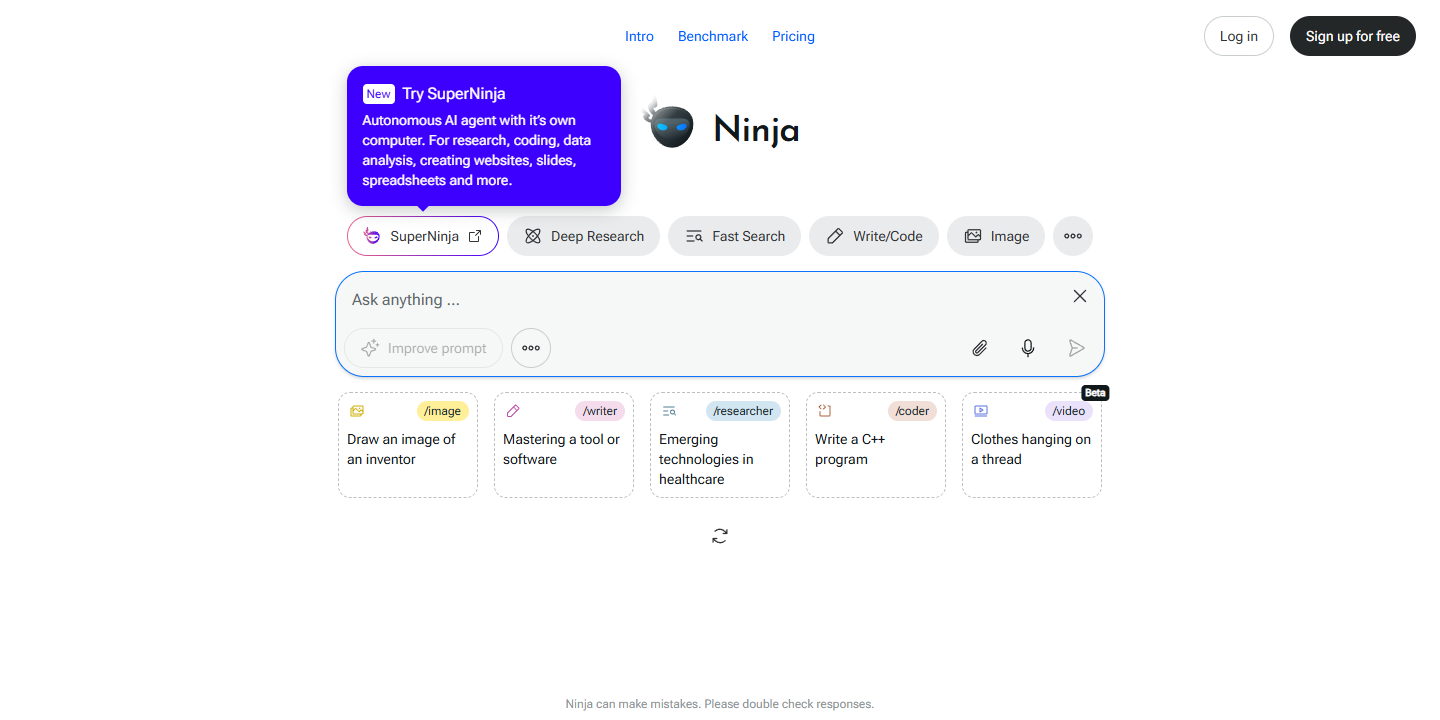 Ninja AI 展示图片 1